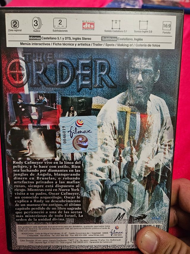 The Order dvd Van Damme