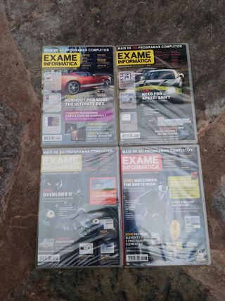 Pack 4 DVDs EXAME Informática