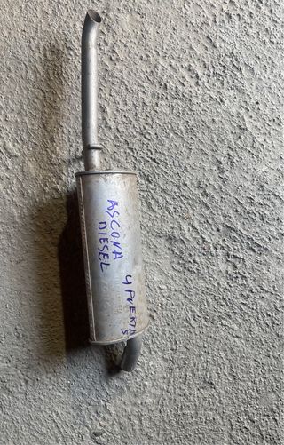 Silencioso final Opel Ascona 4 puertas diesel