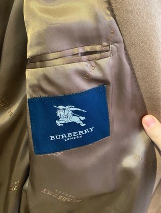 Abrigo largo marron Burberry