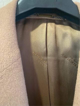 Abrigo largo marron Burberry