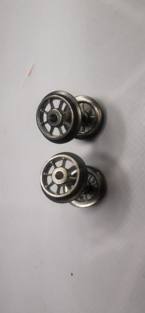 Ejes de ruedas de tren HO- AC