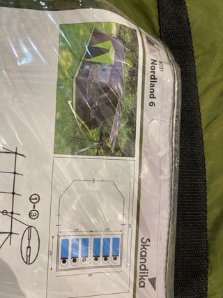 Tienda de campaña para 6 personas