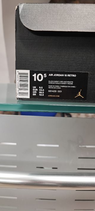 Air Jordan 15 retro OG Stealth