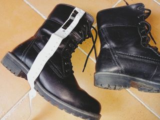 👢STIVALI neri in pelle da donna N. 38