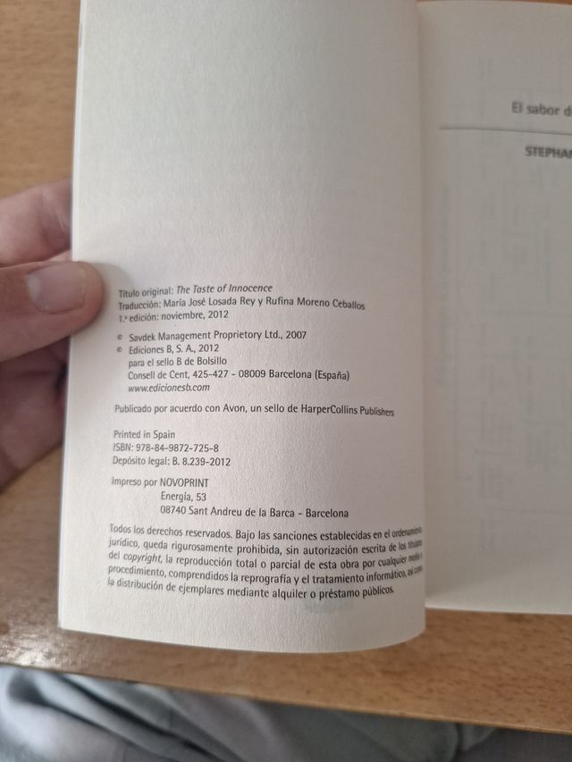 El sabor de la inocencia