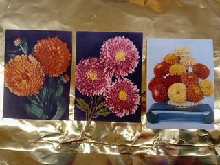 Postales antiguas flores