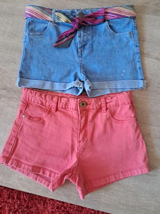 Pantalones cortos niña.