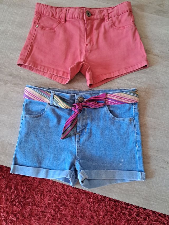 Pantalones cortos niña.