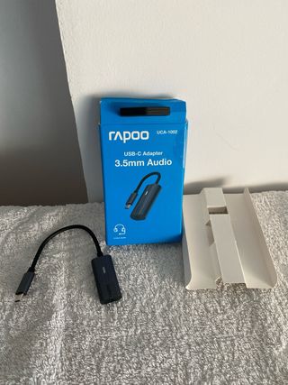 Rapoo - Adaptador de Audio