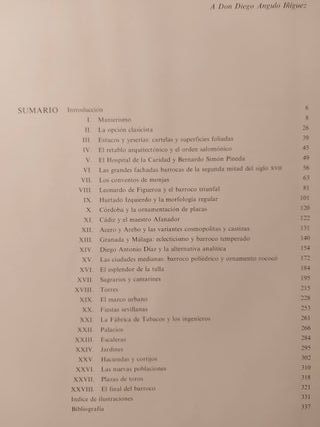 Andalucía barroca. Bonet. 1.978