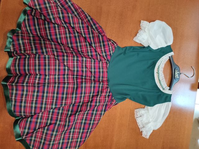 Abito danza classica fantasia scozzese