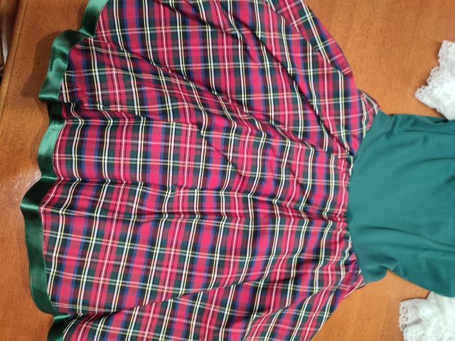 Abito danza classica fantasia scozzese