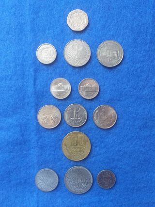LOTE MONEDAS VARIADAS