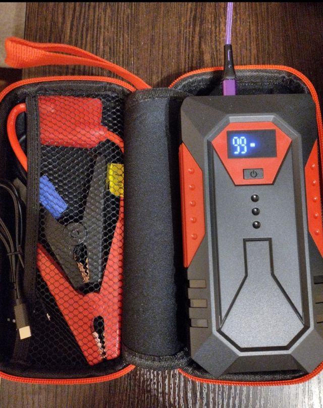 arrancador de batería de coche portátil✅💯