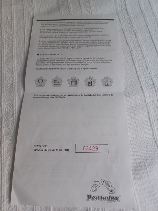 juego oficial Sevilla FC edición numerad