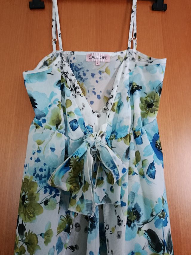 Top a fantasia lungo taglia L