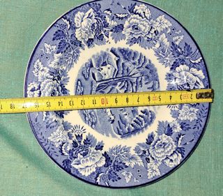 PLATO CERÁMICA ENOCH WOODS WARE SELLO WOODS & SONS