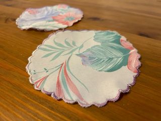 Tapetes flores hechos a mano