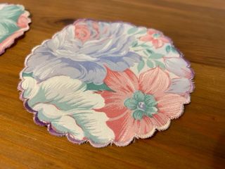 Tapetes flores hechos a mano