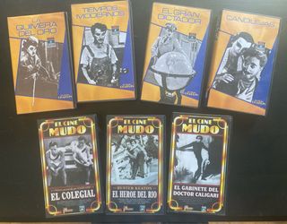 Clásicos Chaplin y Buster Keaton en VHS