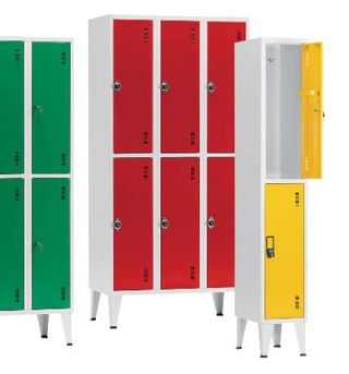 Taquillas metalicas de 9 puertas