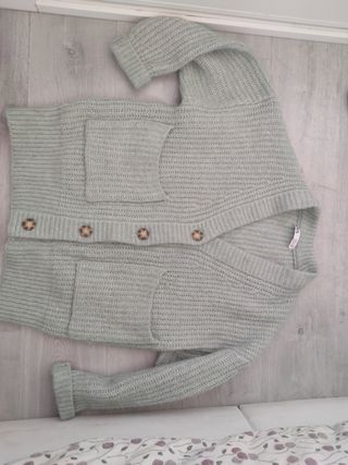 Chaqueta jersey Zara oversize