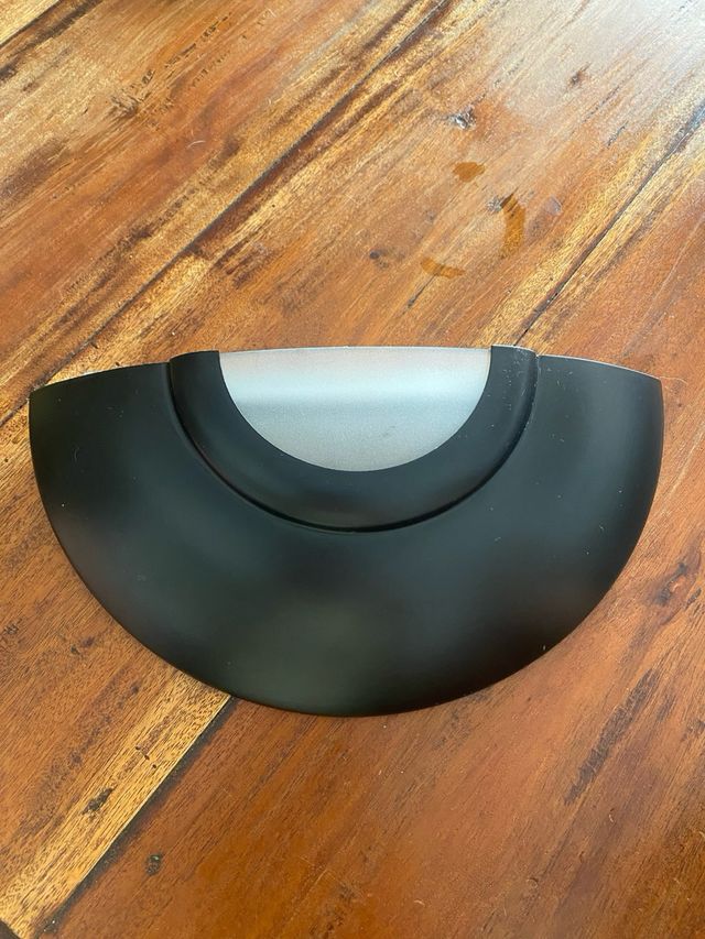 Lampara aplique pared negro