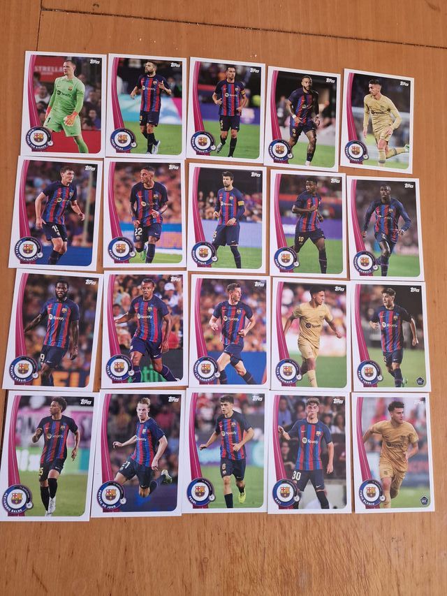 Topps (x20)  Barcelona Official Fan Set 2022/2023