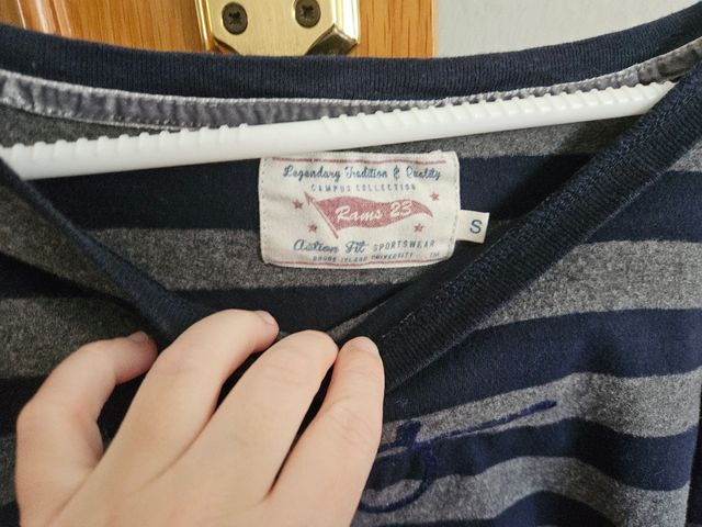 Jerséi fino a rayas RAMS 23 azul