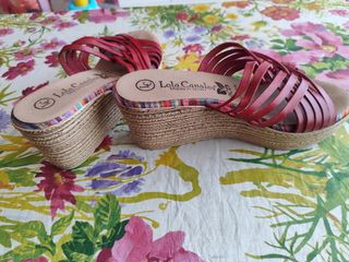 Sandalias cuña núm.37