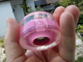 Ruote luminose per pattini a rotelle quad o skate