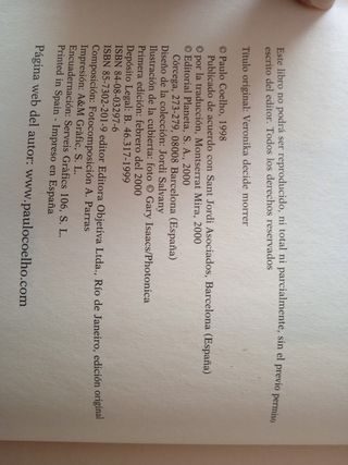 Veronika decide morir