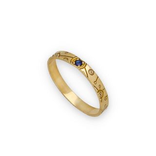 Anillo de oro customizado Planeta del Tesoro