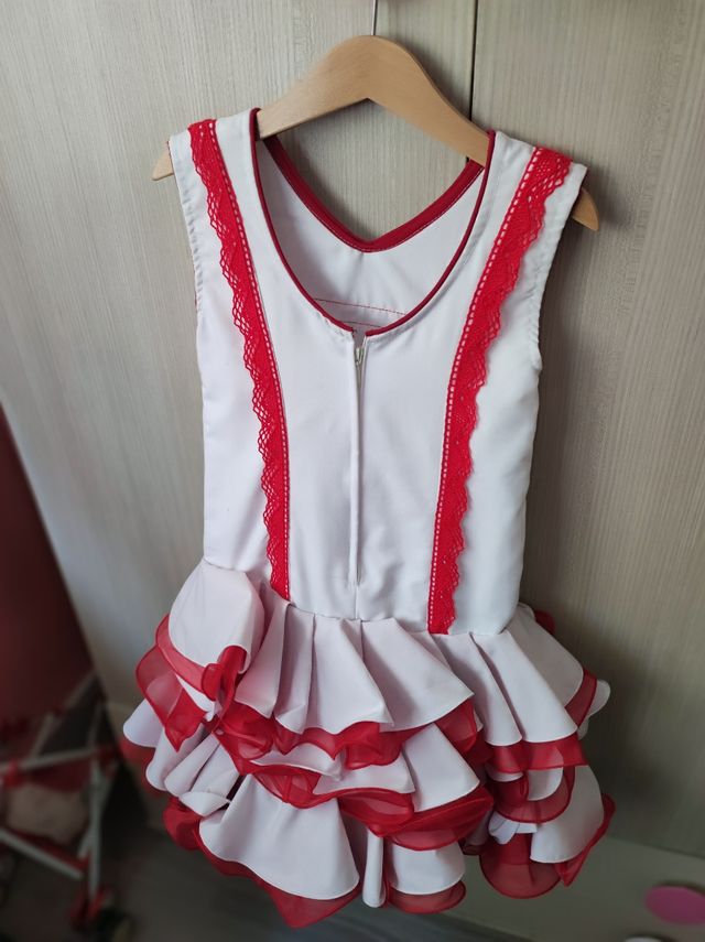 Vestido niña gitana y zapatos