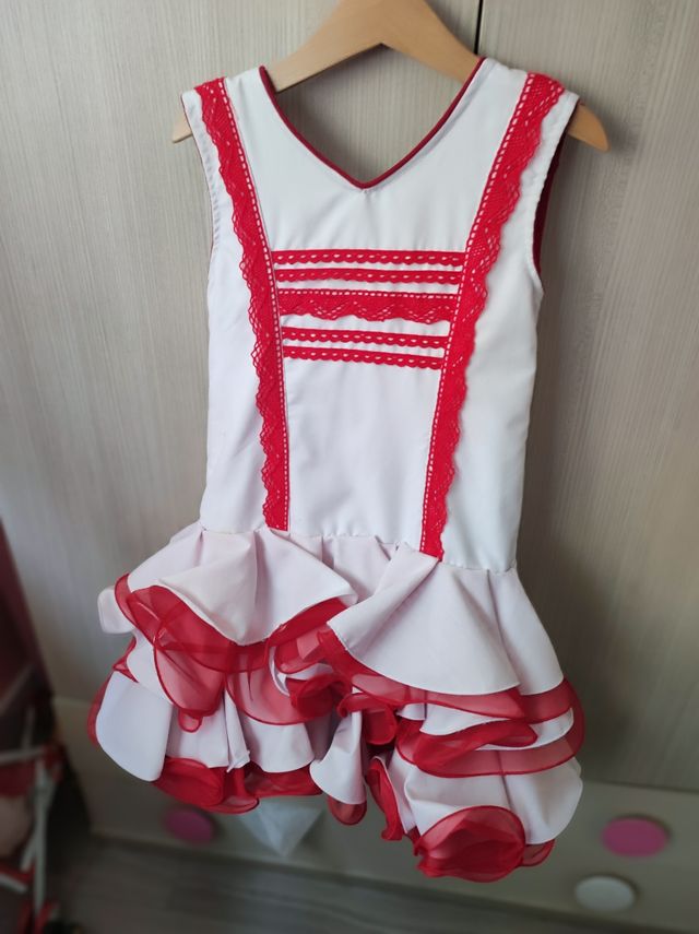 Vestido niña gitana y zapatos