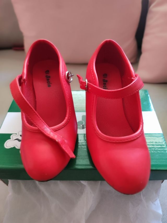 Vestido niña gitana y zapatos