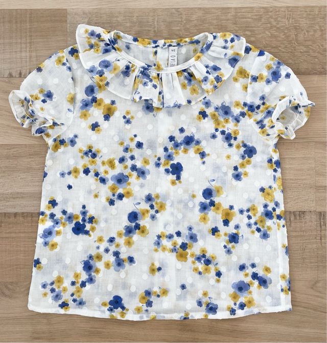 Blusa flores Paloma de la O