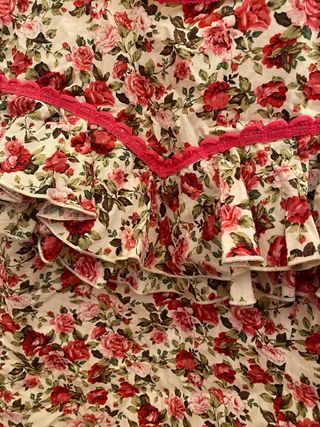 Vestido flamenca flores