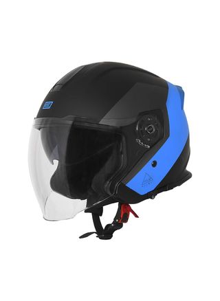 CASCO MOTO JET PALIO AZUL S