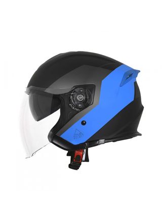 CASCO MOTO JET PALIO AZUL S