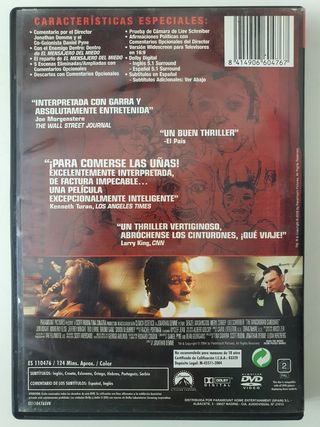 El mensajero del miedo (2004) 🎬🍿 💿 [DVD]