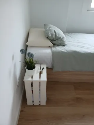 Caja madera color blanco