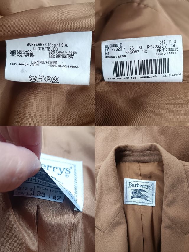 Blazer Burberry Booking-D