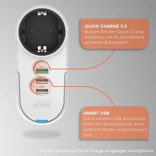 Urhome ® convertitori Spina 4in1 I 180 °. 860851