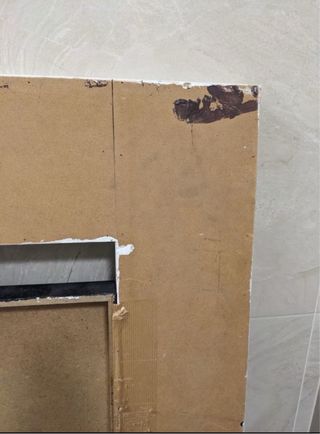 Cuadro cabecero rojo