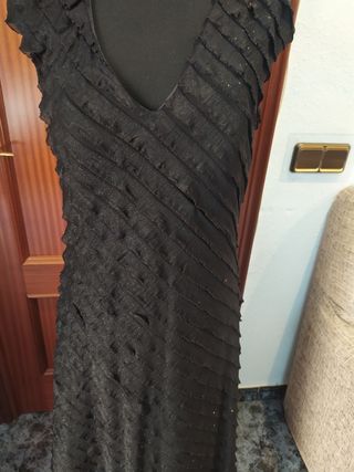 VESTIDO FIESTA LARGO T. 48