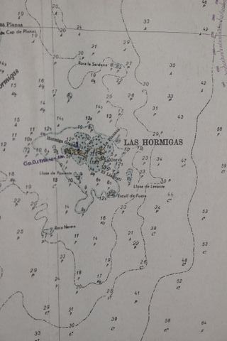 Carta de navegación Cabo San Sebastián e Islas...