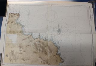 Carta de navegación Cabo San Sebastián e Islas...