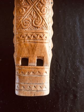 Flauto antico intagliato a mano wood